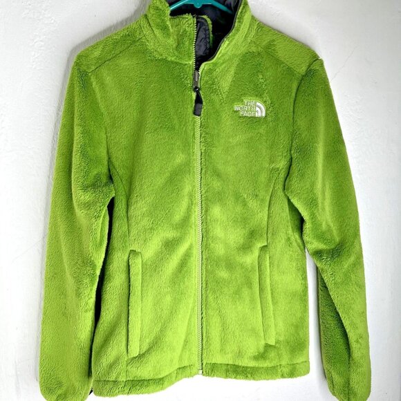 The North Face Jackets & Blazers - The North Face Jacket Womens Small Kelly Green Osito Full Zip Fleece Pocket Warm